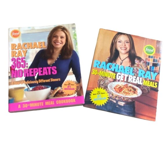 Food Network Rachael Ray 30 Minute Meals Cookbooks-Good Condition - Picture 1 of 2